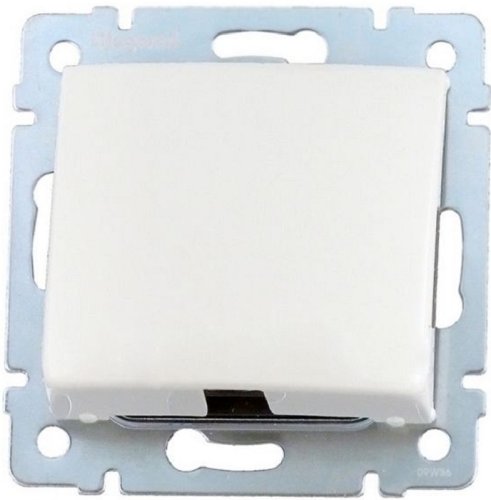 Вывод кабеля без рамки Legrand Valena белый картинка